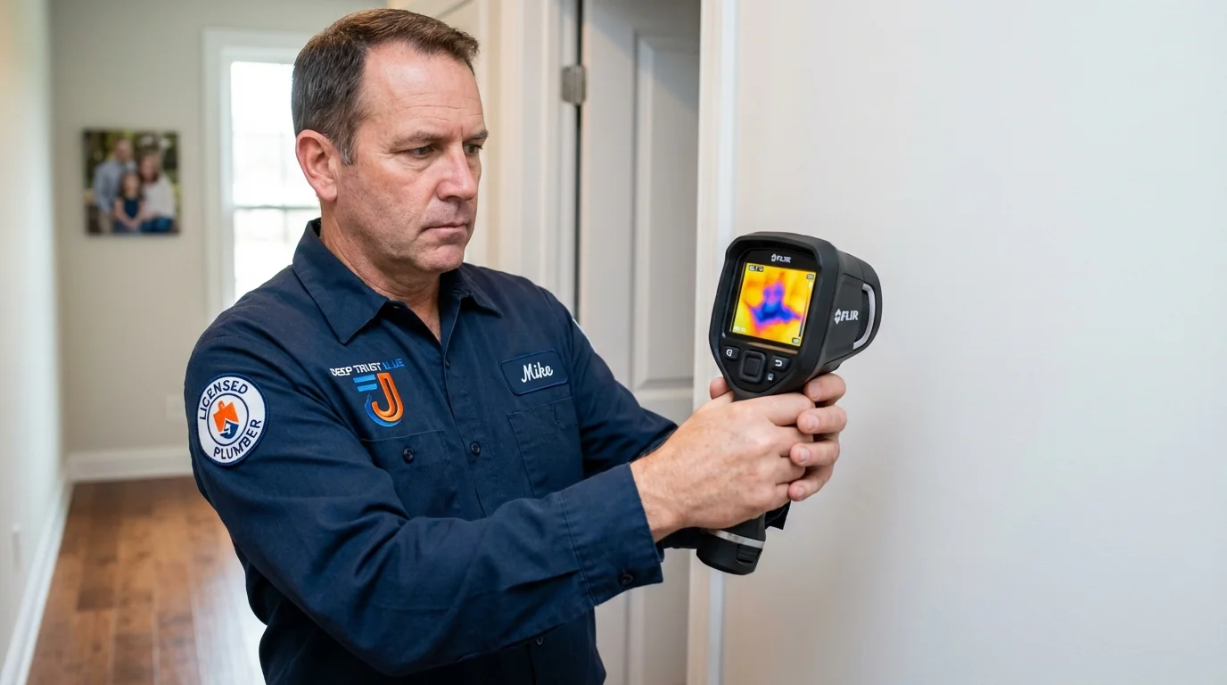Thermal imaging leak detection by Johns Plumbing LLC in Roselle Park